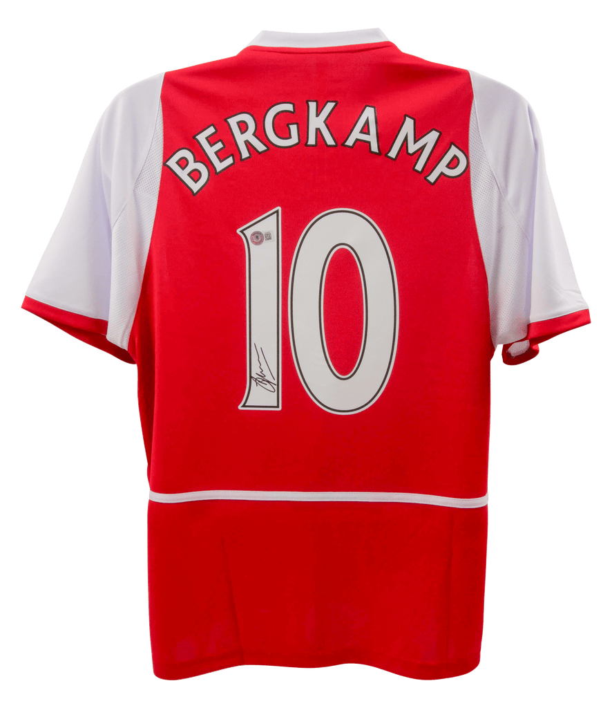 Dennis Bergkamp Signed Arsenal Jersey – Beckett COA