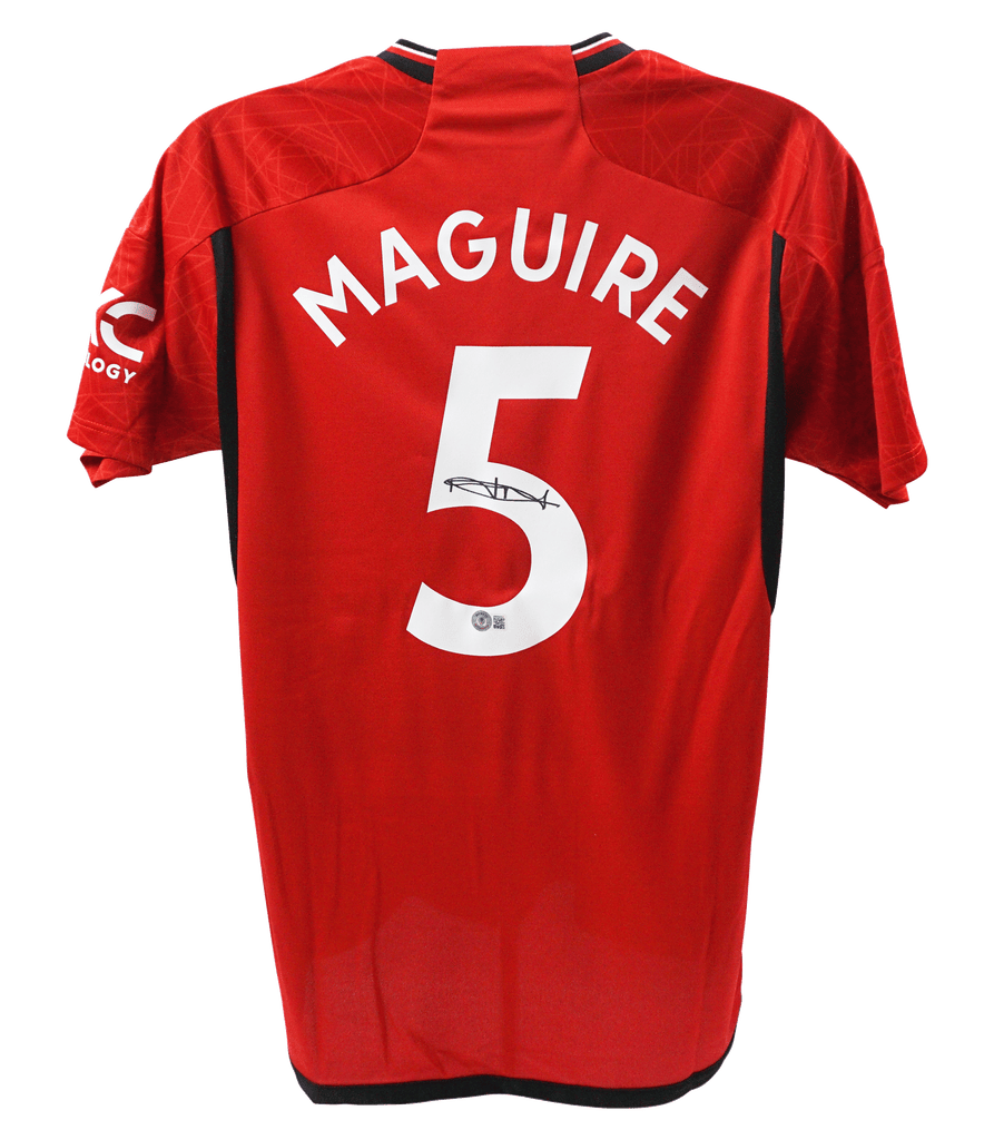 Harry Maguire Signed Manchester United Jersey – Beckett COA