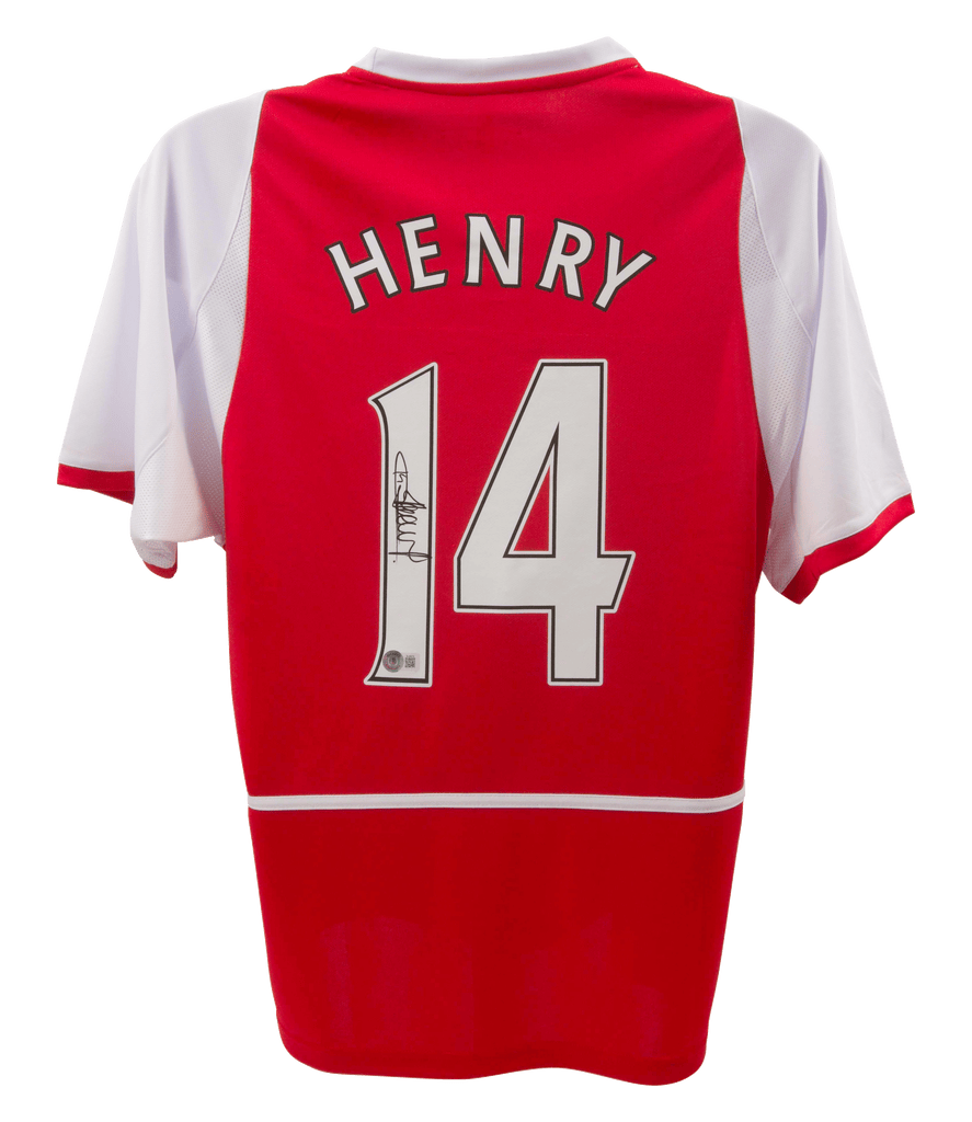 Thierry Henry Signed Arsenal Jersey – Beckett COA
