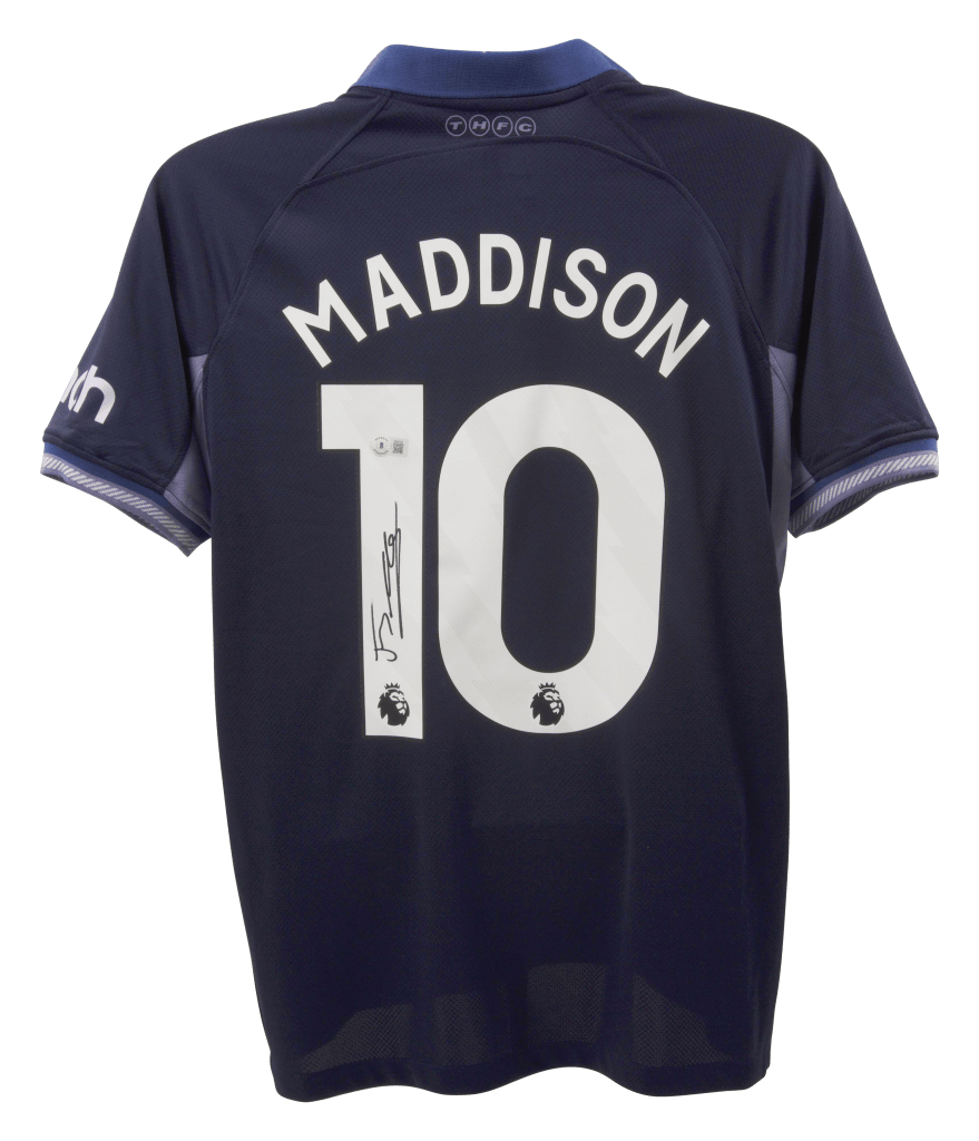James Maddison Signed Tottenham Jersey – Beckett COA