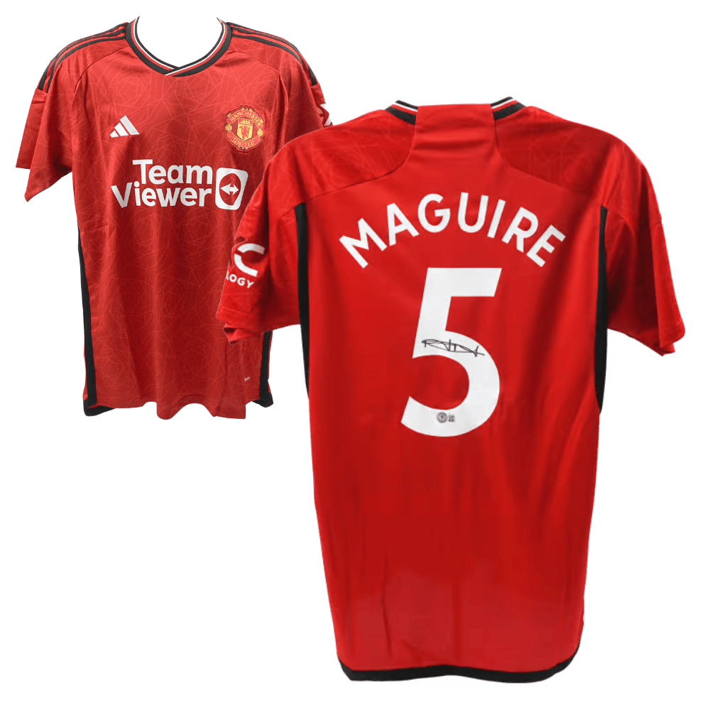 Harry Maguire Signed Manchester United Jersey – Beckett COA