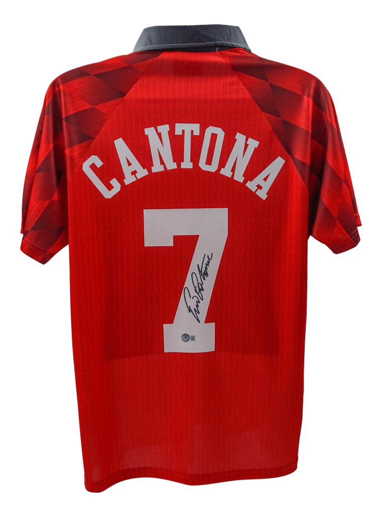 Eric Cantona Signed Manchester United Jersey – Beckett COA