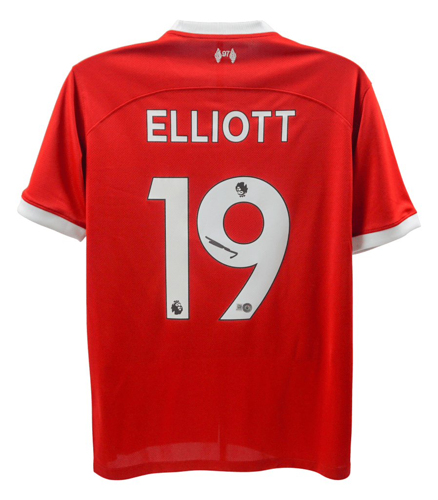 Harvey Elliott Signed Liverpool Jersey – Beckett COA