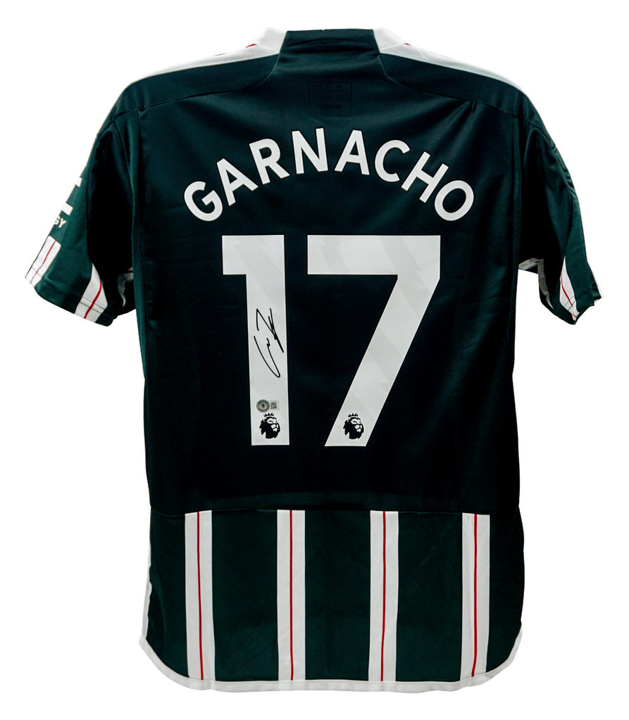 Garnacho Signed Manchester United Away Jersey – Beckett COA