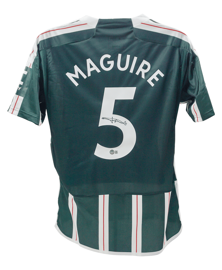 Harry Maguire Signed Manchester United Away Jersey – Beckett COA