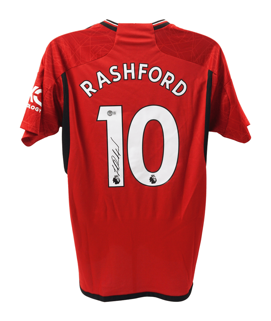 Marcus Rashford Signed Manchester United Home Jersey – Beckett COA