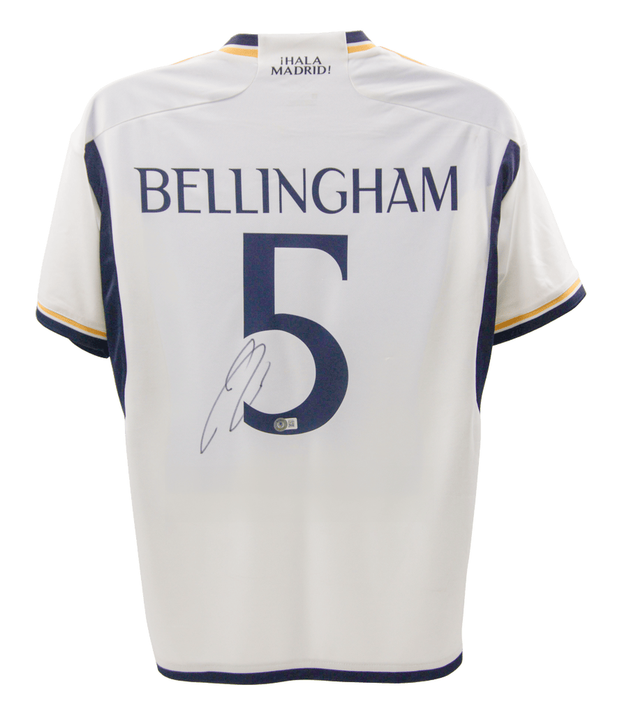 Jude Bellingham Signed 2023-24 Real Madrid White Home Jersey #5 – Beckett COA