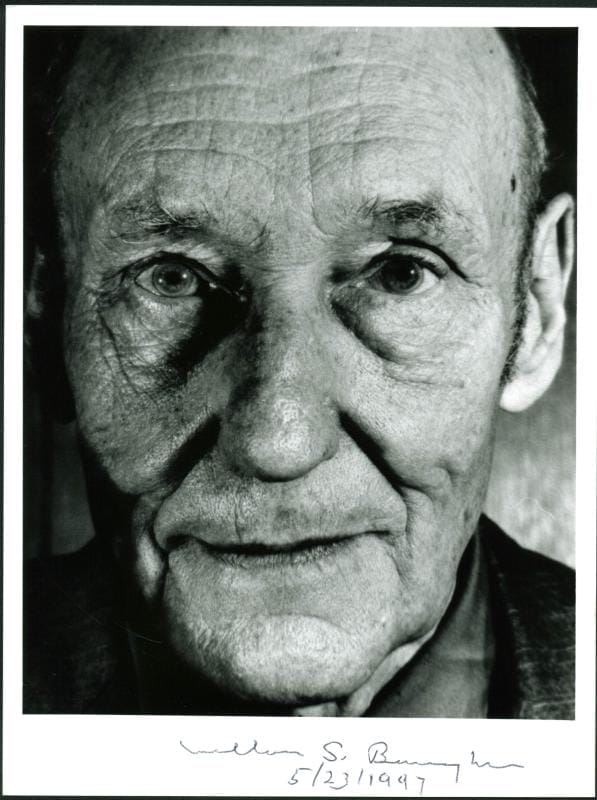 William S. Burroughs “5/23/1987” Authentic Signed 7X9.5 Photo PSA/DNA #X03393