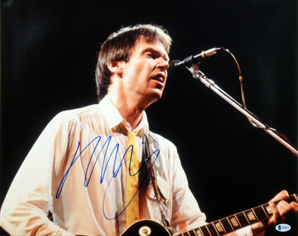 Neil Young Buffalo Springfield Authentic Signed 16X20 Photo BAS #B38839
