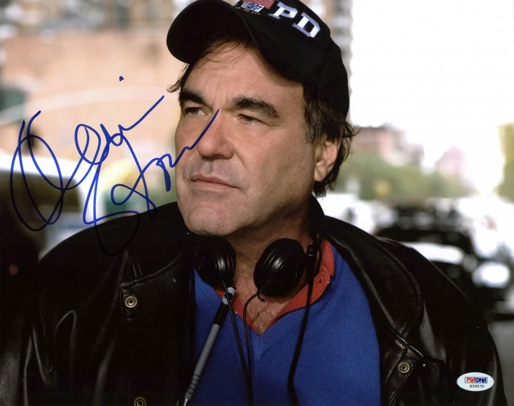 Oliver Stone Wall Street Signed Authentic 11X14 Photo PSA/DNA #S33570