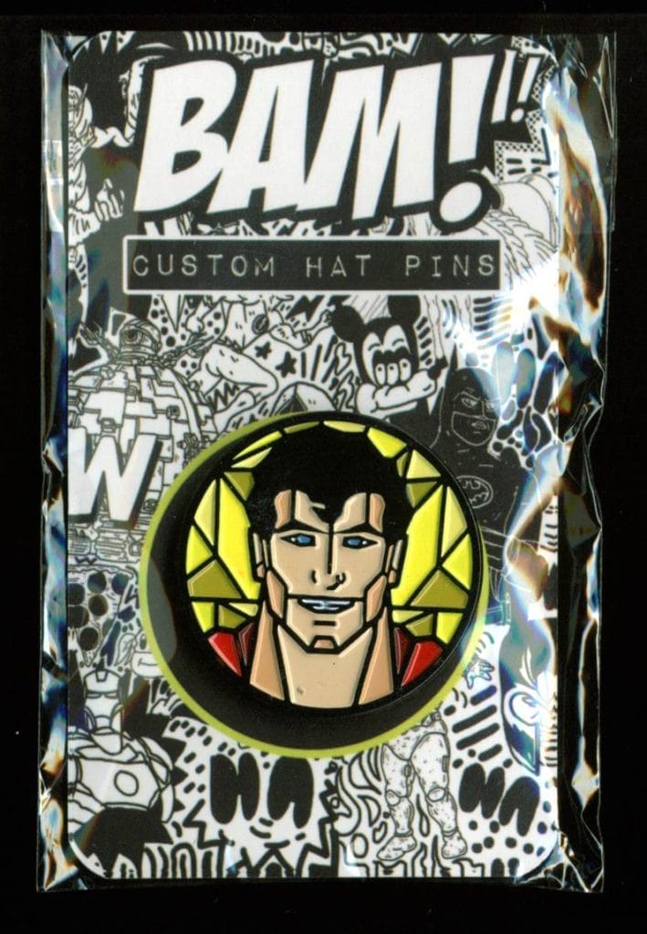 Superman Stained Glass BAM BOX Exclusive Pin