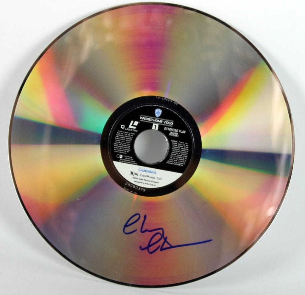 Chevy Chase Authentic Signed Caddyshack Laserdisc BAS Witnessed #I32000