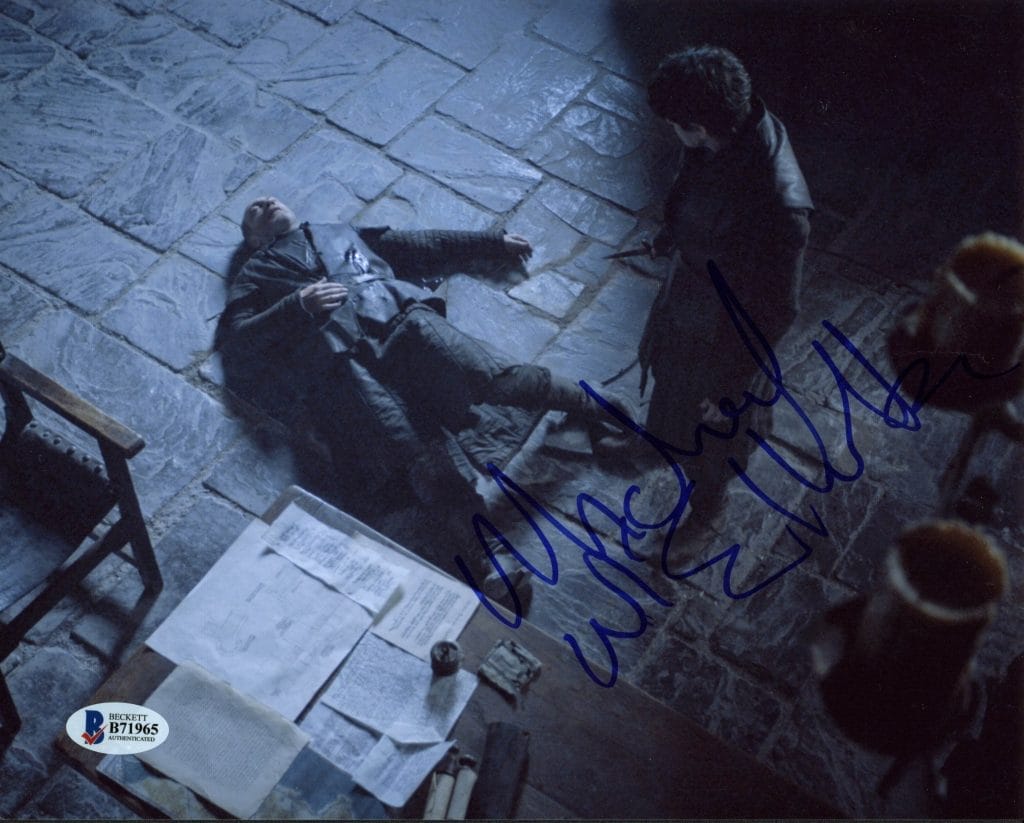 Michael McElhatton Game Of Thrones Authentic Signed 8X10 Photo BAS #B71965