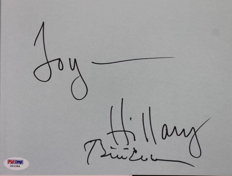 Bill & Hillary Clinton Authentic Signed The Clintons Book PSA/DNA #X01284