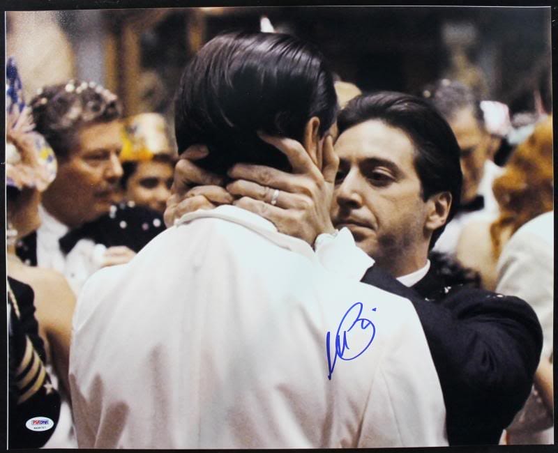 Al Pacino Godfather Signed Fredo Kiss Of Death 16X20 Photo PSA/DNA ITP