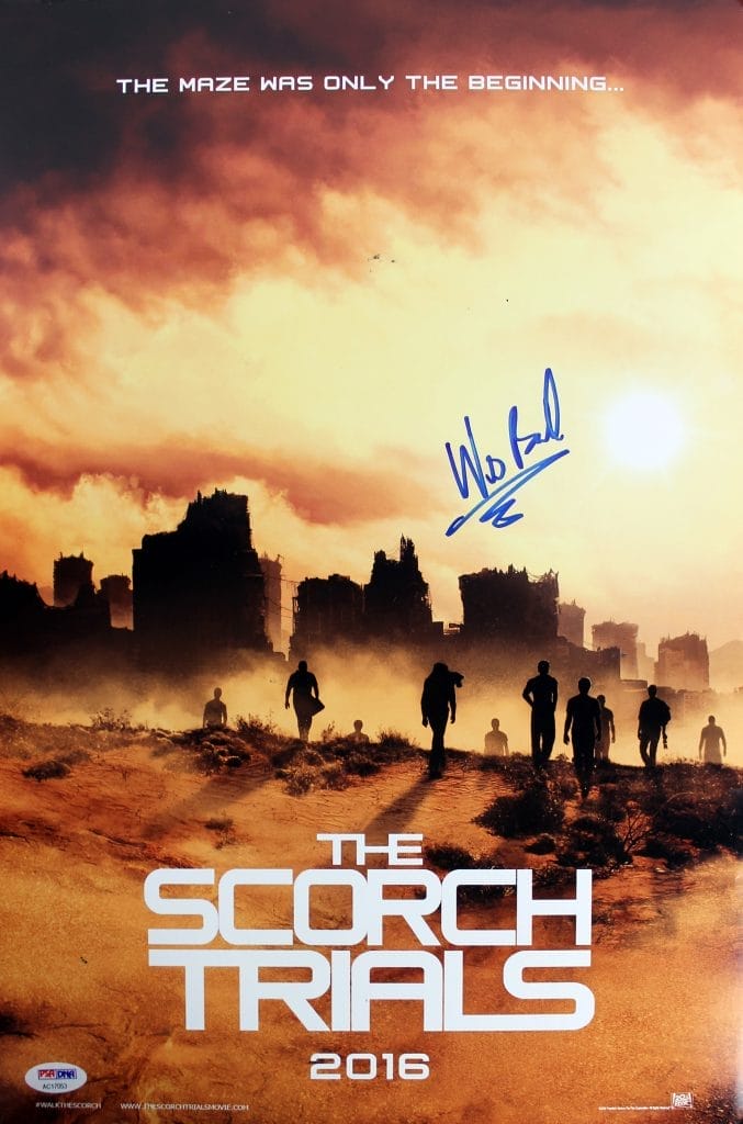 Wes Ball Maze Runner: Scorch Trials Authentic Signed 12×18 Photo PSA #AC17053