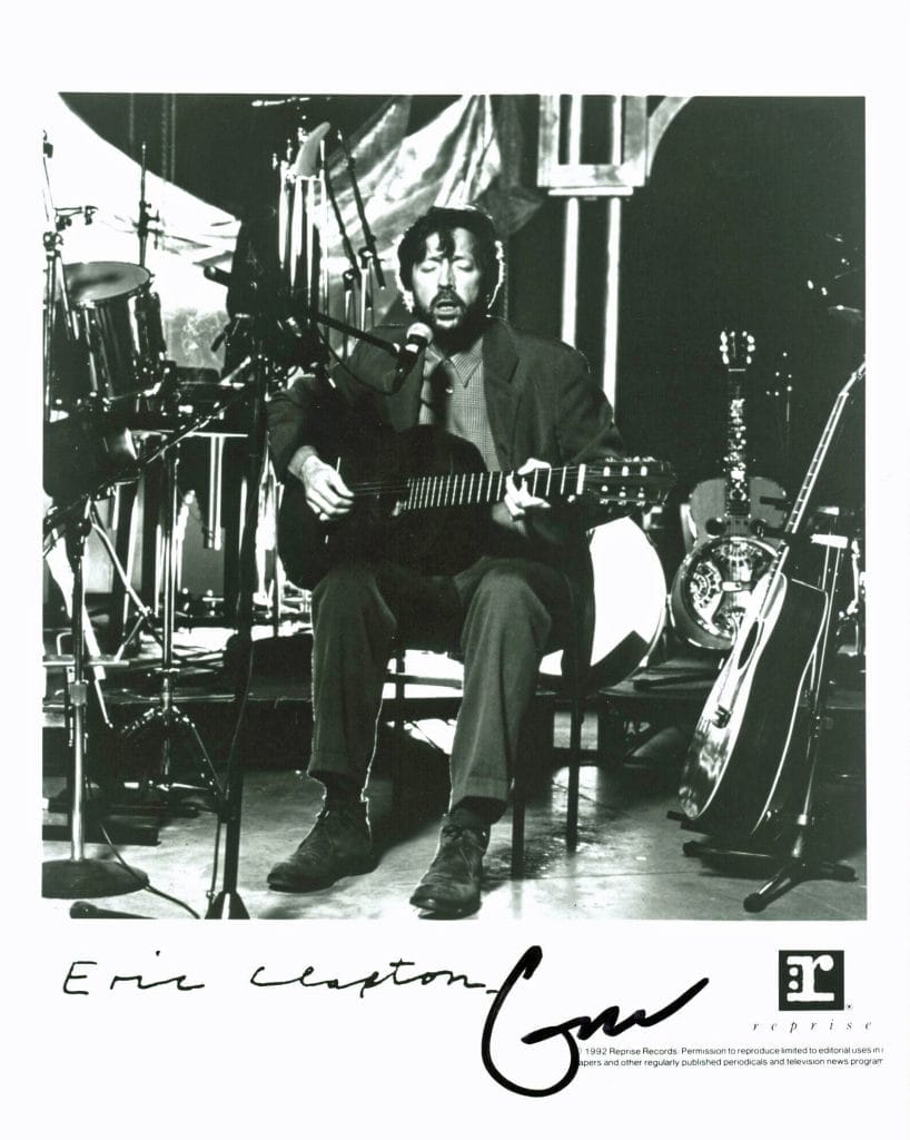 Eric Clapton Authentic Signed 8X10 Photo Autographed w/ Epperson (REAL) COA