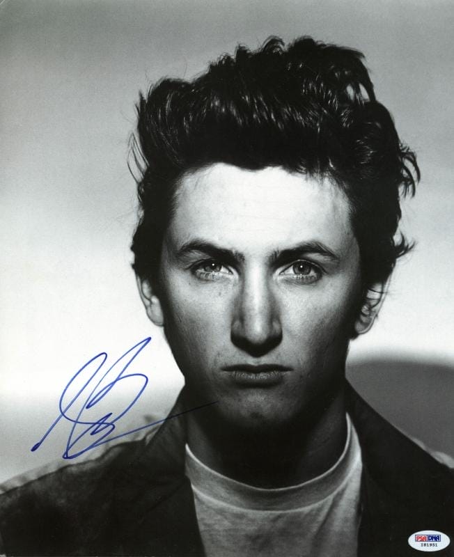 Sean Penn Authentic Signed 11.5X13.5 Magazine Page Photo PSA/DNA #I81951