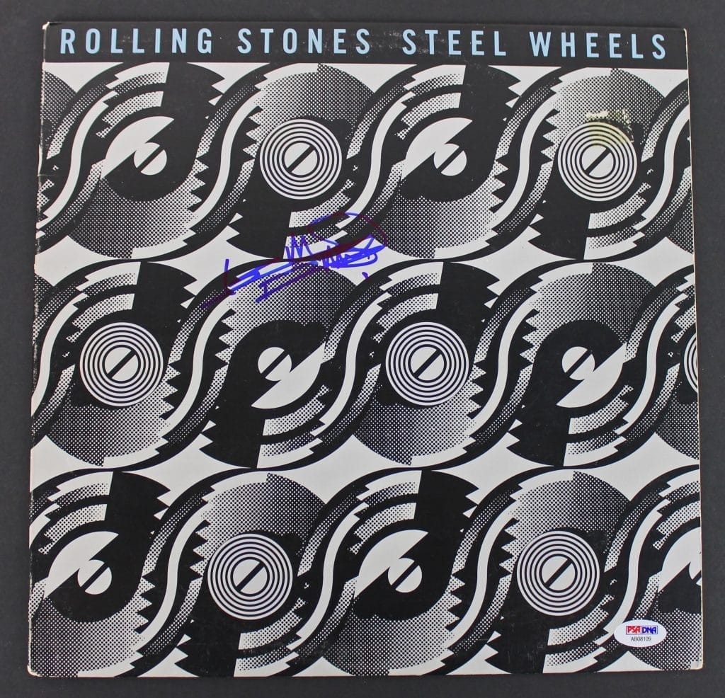 Keith Richards Rolling Stones Signed ‘Steel Wheels’ Album Cover PSA/DNA #AB08109