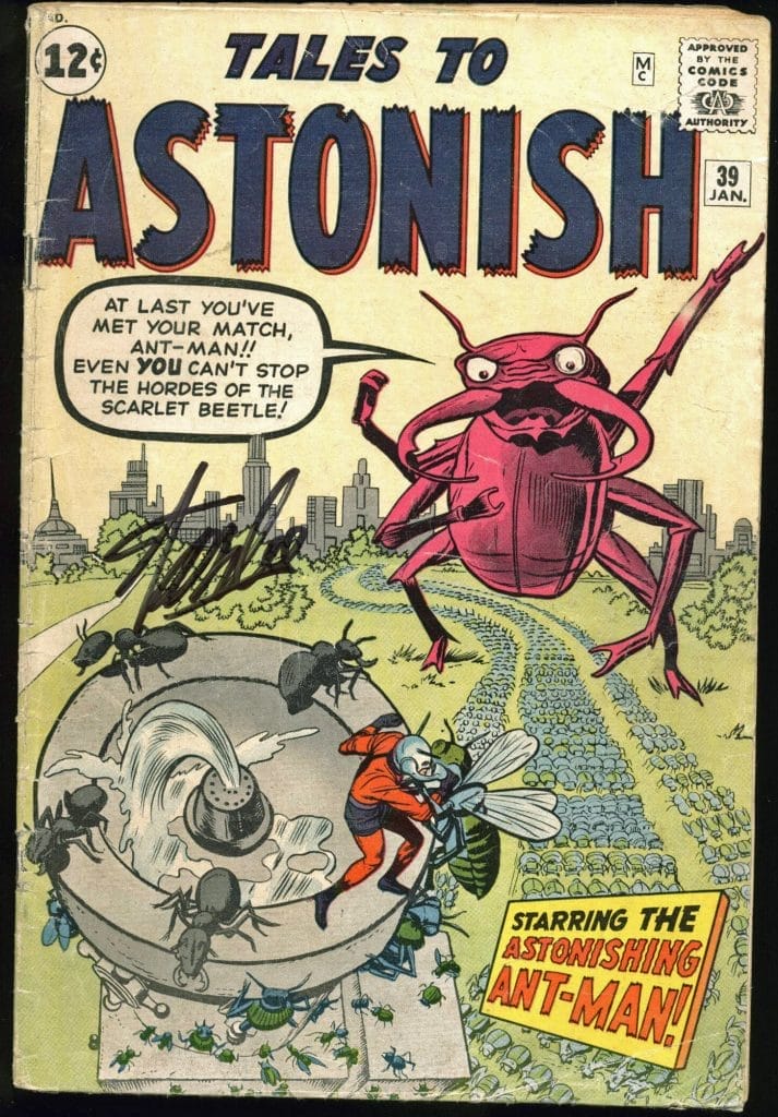 Stan Lee Authentic Signed Tales To Astonish #39 Comic Book PSA/DNA #Z05345