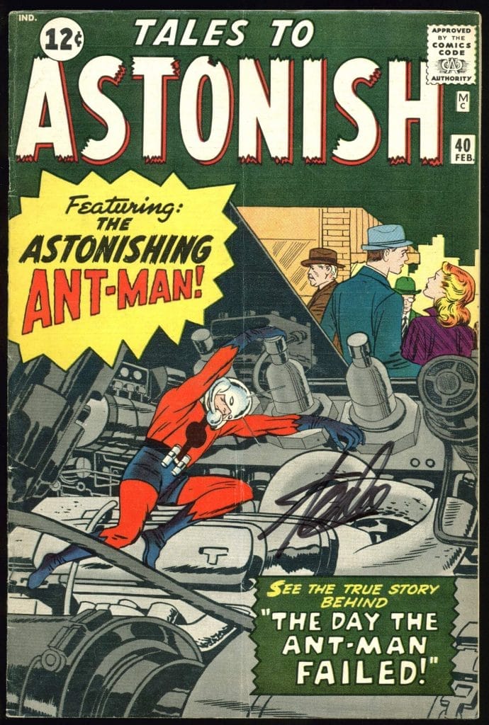 Stan Lee Authentic Signed Tales To Astonish #40 Comic Book PSA/DNA #Z05346