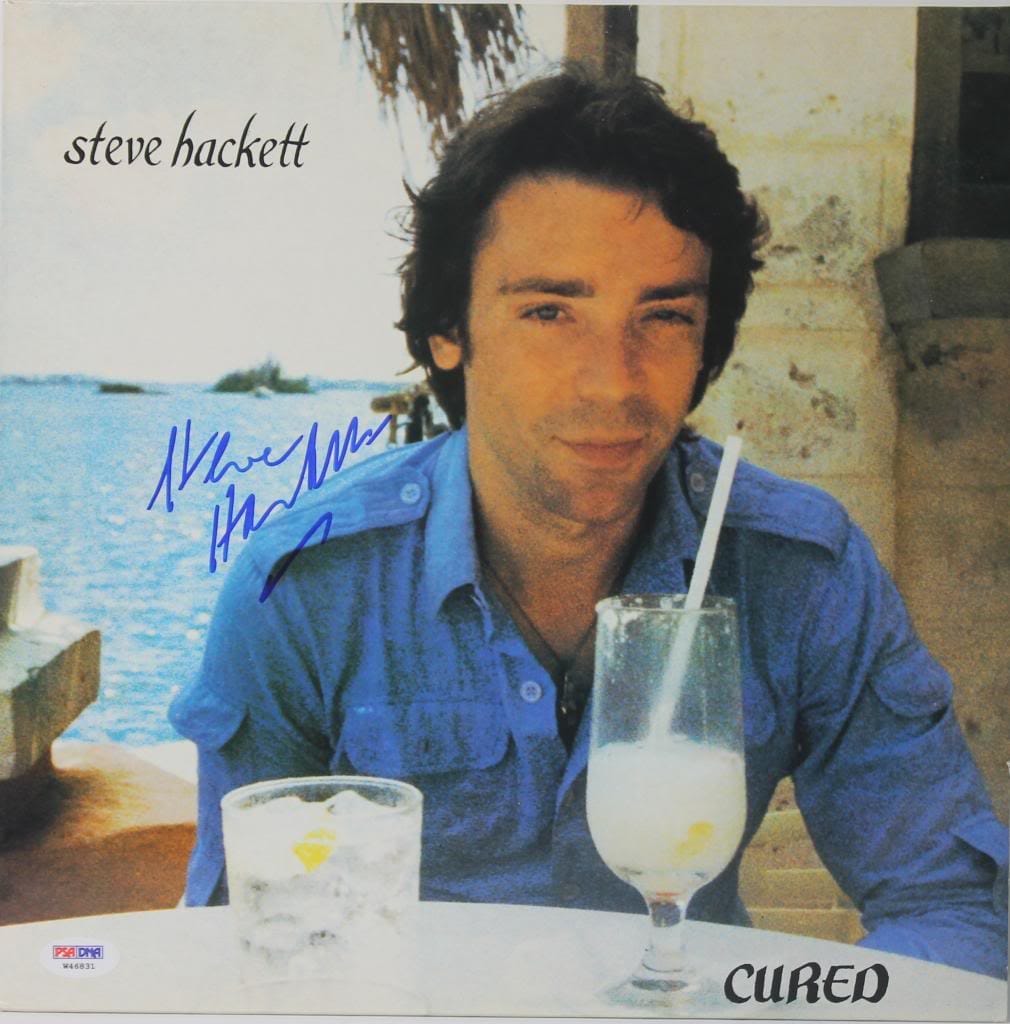 Steve Hackett Cured Authentic Signed Album Cover Autographed PSA/DNA #W46831