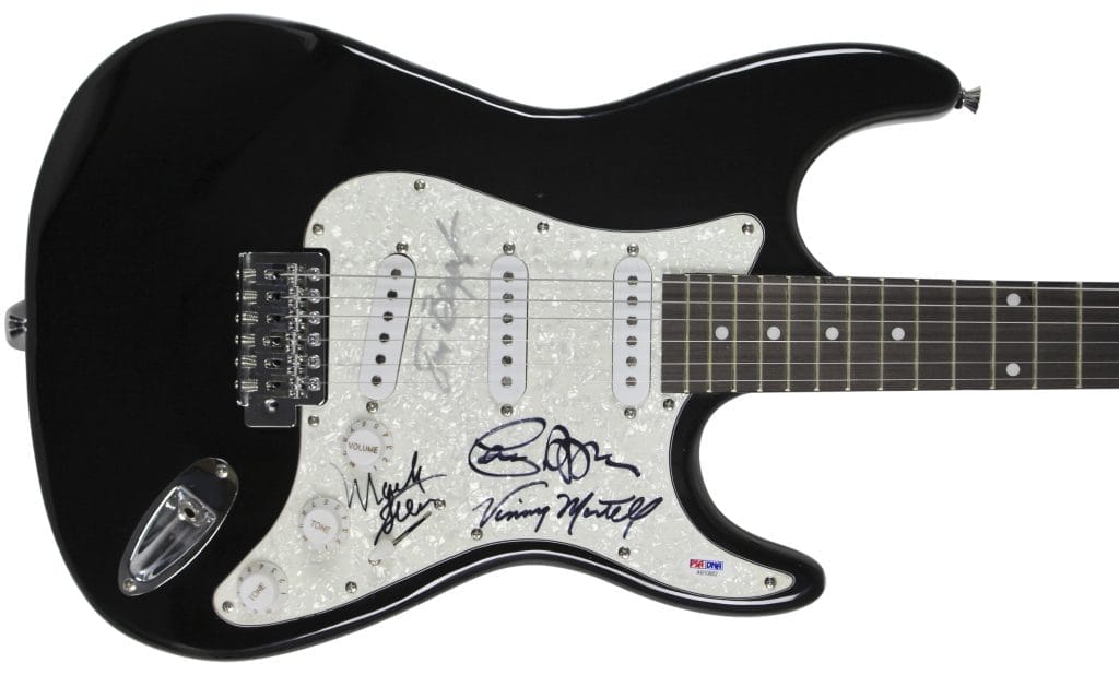 Vanilla Fudge (3) Appice, Bogert & Stein Signed Electric Guitar PSA/DNA #AB10882