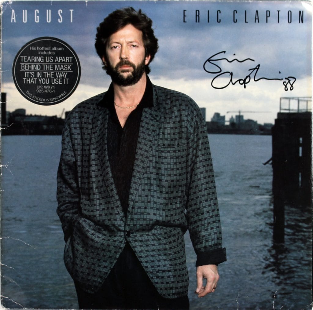Eric Clapton “88” Authentic Signed August Album Cover W/ Vinyl REAL LOA