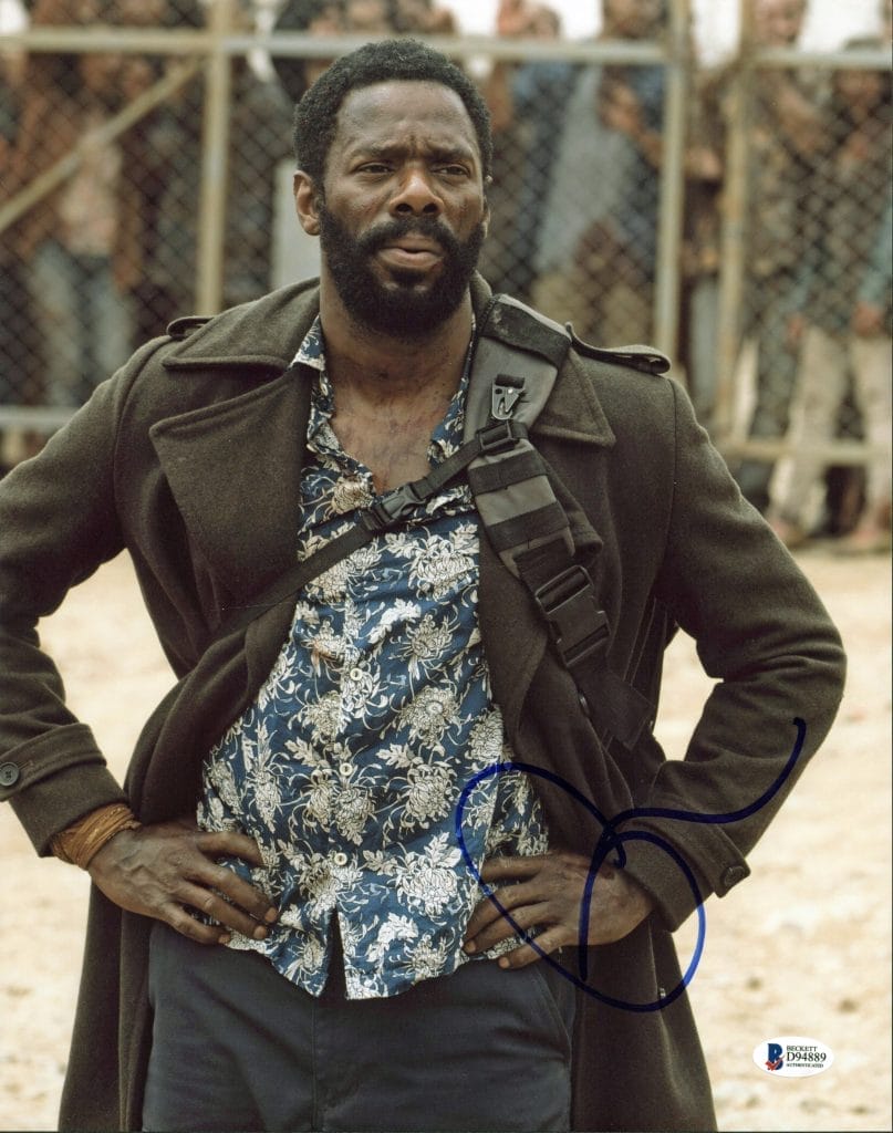 Chad Coleman The Walking Dead Authentic Signed 11×14 Photo BAS #D94889