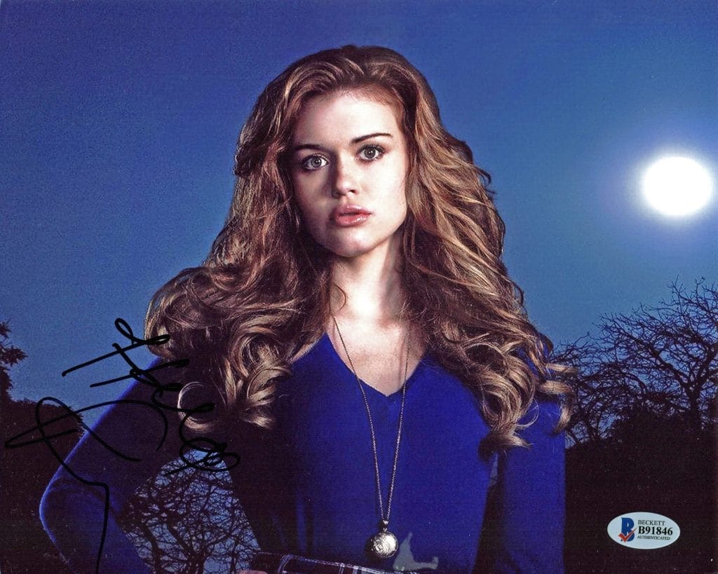 Holland Roden Teen Wolf Authentic Signed 8X10 Photo Autographed BAS #B91846