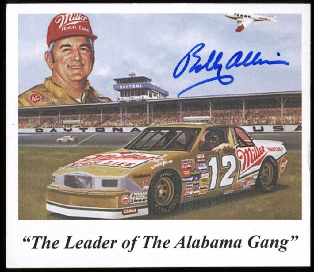 Bobby Allison NASCAR Authentic Signed 3.25×3.75 Promotional Card BAS #E49025