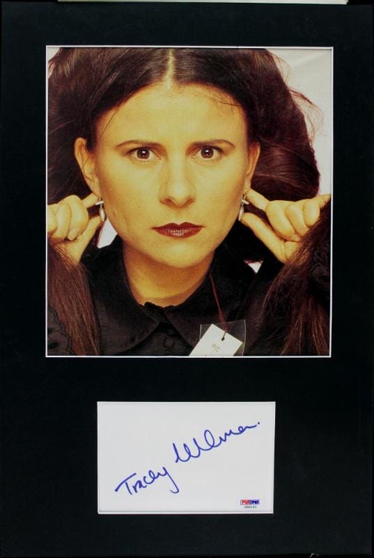 Tracy Ullman Authentic Signed Matted Cut Display Autographed PSA/DNA #J00151