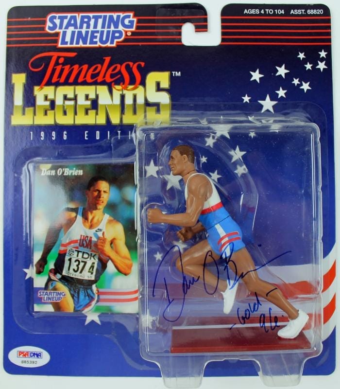 Dan O’Brien Olympics Authentic Signed 1996 Starting Lineup PSA/DNA #S85392