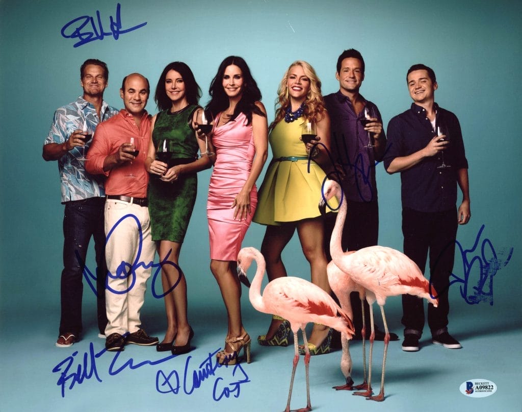 Cougar Town (Courtney Cox, Bill Lawrence +4)Signed 11X14 Photo BAS #A09822