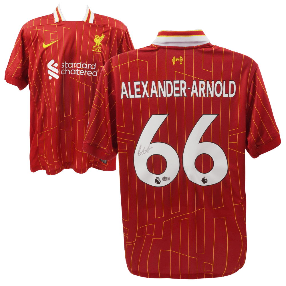 Trent Alexander Arnold Signed Liverpool Home Soccer Jersey #66 – BECKETT COA