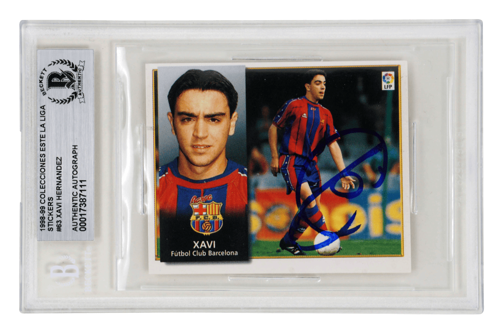 Xavi Hernandez Signed 1998-99 Colecciones Este La Liga Rookie – BGS AUTHENTIC