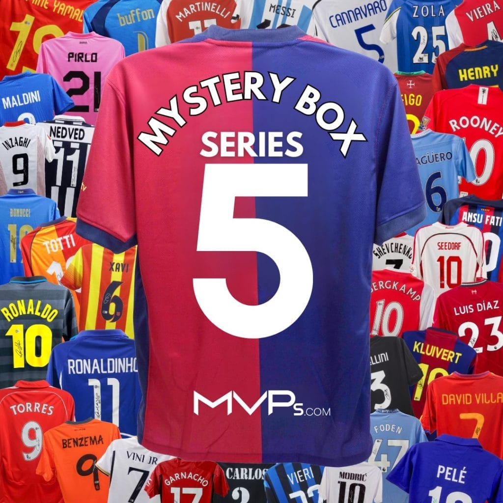 MYSTERY BOX SERIES 5 – SIGNED SOCCER JERSEY WITH COA /100